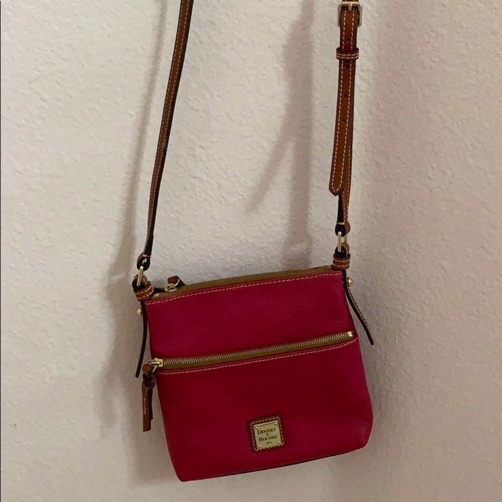 pink dooney and bourke cross body bag